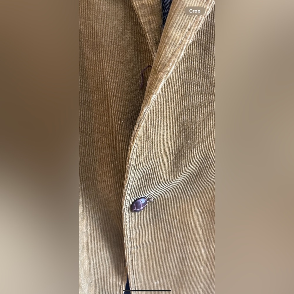 Tasso Elba corduroy blazer Tan and Brown Large 42-44 - Picture 2 of 4